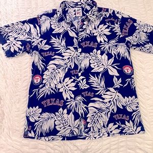 Reyn Spooner Texas Rangers Aloha Hawaiian Shirt